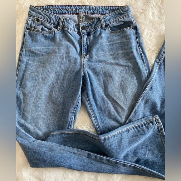 Talbots Signature Women's Boot Cut Blue Jean Sz 8P - Picture 1 of 9
